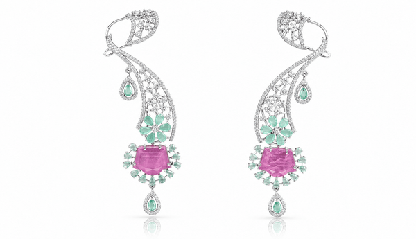 Cz Earcuffs 08882 - KRISHNA'S SWETA JEWELLERY