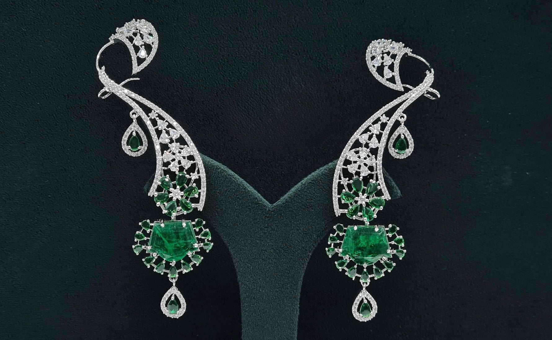 Cz Earcuffs 08882 - KRISHNA'S SWETA JEWELLERY