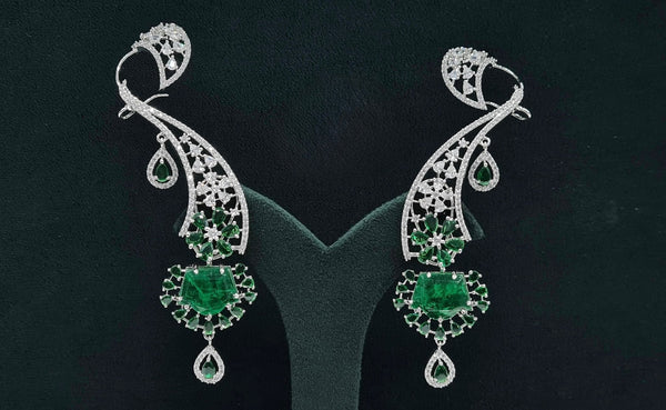 Cz Earcuffs 08882 - KRISHNA'S SWETA JEWELLERY
