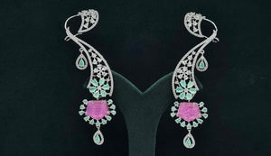 Cz Earcuffs 08882 - KRISHNA'S SWETA JEWELLERY