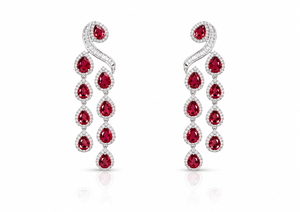 Cz Earrings 07397 - KRISHNA'S SWETA JEWELLERY