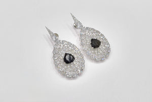 Cz Earrings 08545 - KRISHNA'S SWETA JEWELLERY
