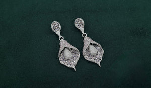 Cz Earrings 08982 - KRISHNA'S SWETA JEWELLERY