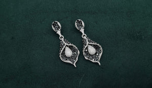 Cz Earrings 08982 - KRISHNA'S SWETA JEWELLERY