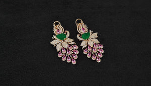 Cz Earrings 10343 - KRISHNA'S SWETA JEWELLERY