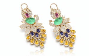 Cz Earrings 10343 - KRISHNA'S SWETA JEWELLERY