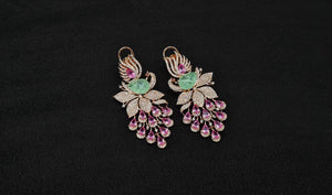 Cz Earrings 10343 - KRISHNA'S SWETA JEWELLERY