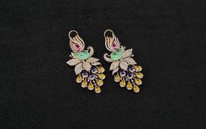 Cz Earrings 10343 - KRISHNA'S SWETA JEWELLERY