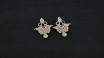 Cz Earrings 10348 - KRISHNA'S SWETA JEWELLERY