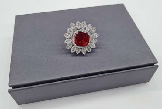 Cz Fingerring 05810 - KRISHNA'S SWETA JEWELLERY