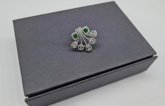 Cz Fingerring 06084 - KRISHNA'S SWETA JEWELLERY