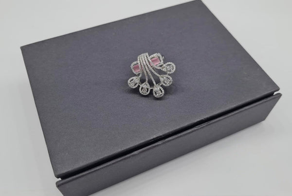 Cz Fingerring 06084 - KRISHNA'S SWETA JEWELLERY