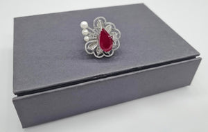 Cz Fingerring 06090 - KRISHNA'S SWETA JEWELLERY