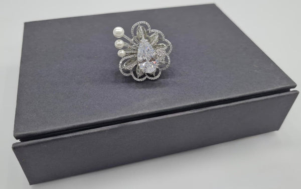 Cz Fingerring 06090 - KRISHNA'S SWETA JEWELLERY