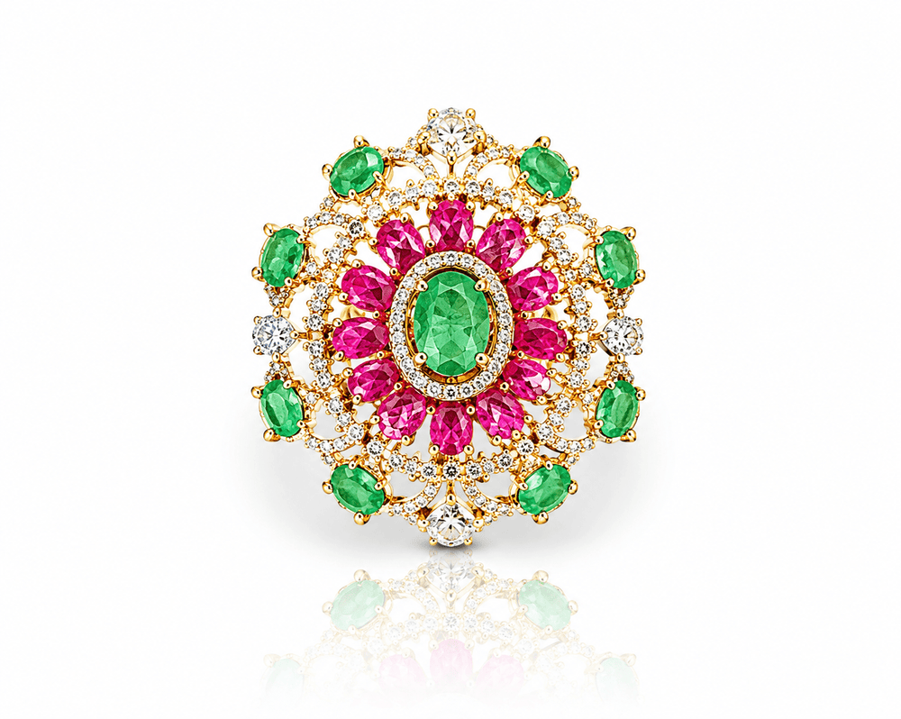 Cz Fingerring 10340 - KRISHNA'S SWETA JEWELLERY