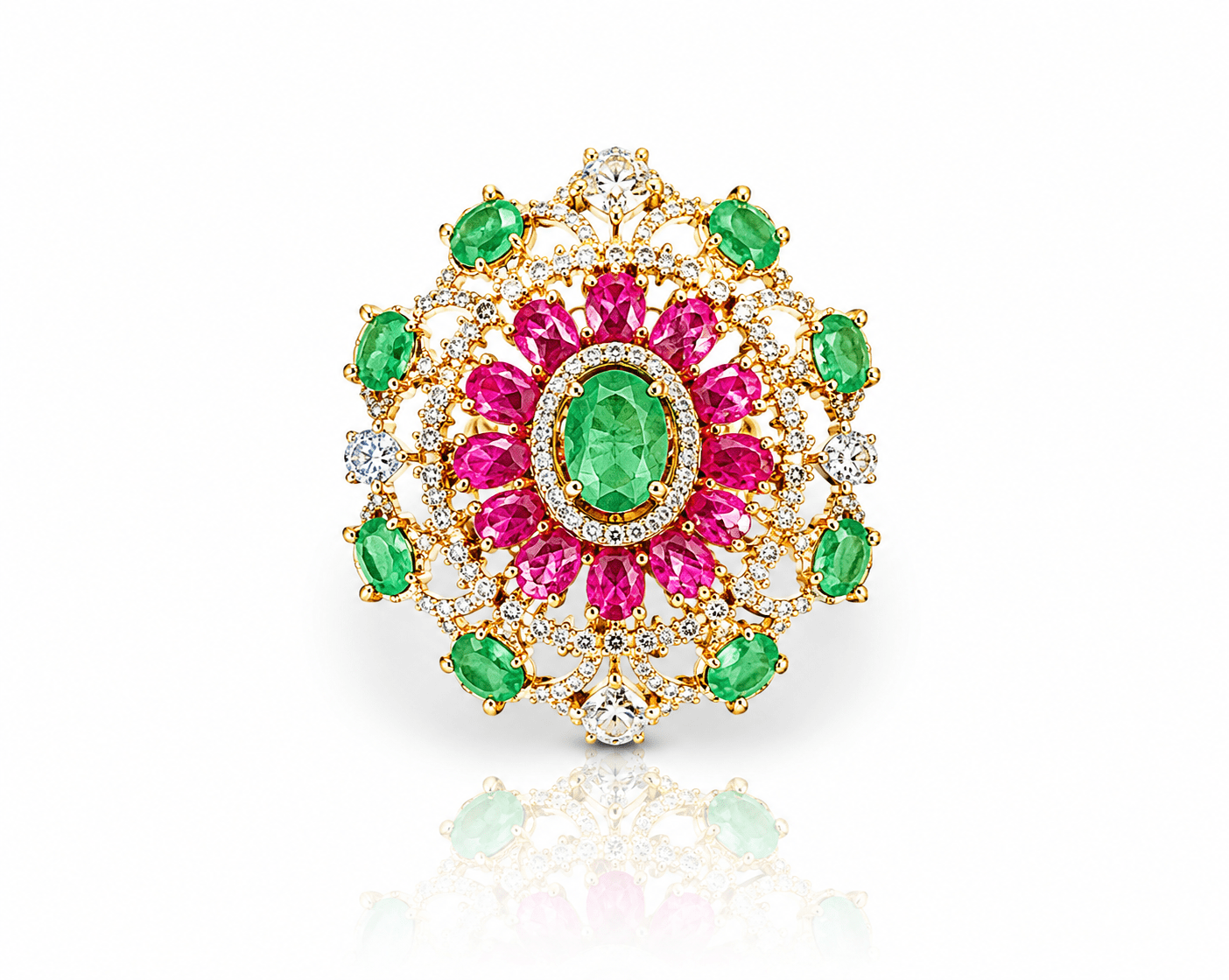 Cz Fingerring 10340 - KRISHNA'S SWETA JEWELLERY
