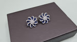 Cz Flower Studs 01657 - KRISHNA'S SWETA JEWELLERY