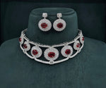 Cz GK Choker 07902 - KRISHNA'S SWETA JEWELLERY