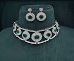 Cz GK Choker 07902 - KRISHNA'S SWETA JEWELLERY