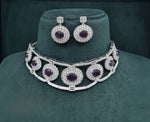 Cz GK Choker 07902 - KRISHNA'S SWETA JEWELLERY