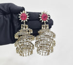 Cz Jhumki 09063 - KRISHNA'S SWETA JEWELLERY