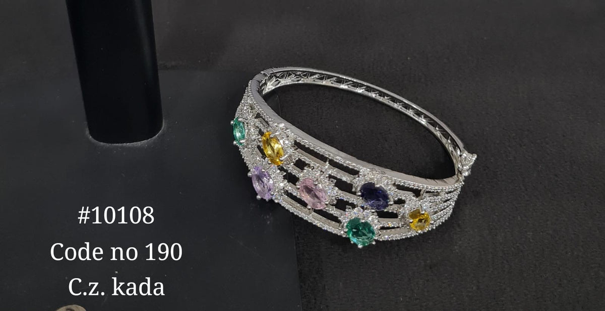 Cz Kada 10108 - KRISHNA'S SWETA JEWELLERY