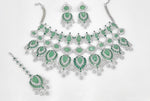Cz Maharani Bride Set 07903 - KRISHNA'S SWETA JEWELLERY