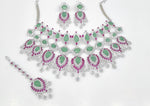 Cz Maharani Bride Set 07903 - KRISHNA'S SWETA JEWELLERY