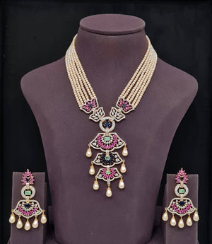 Cz Mintara Long 11003 - KRISHNA'S SWETA JEWELLERY
