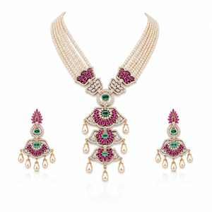 Cz Mintara Long 11003 - KRISHNA'S SWETA JEWELLERY