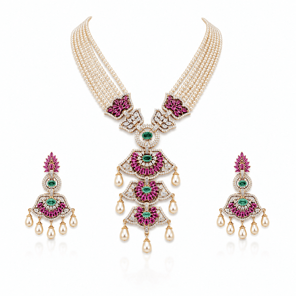 Cz Mintara Long 11003 - KRISHNA'S SWETA JEWELLERY