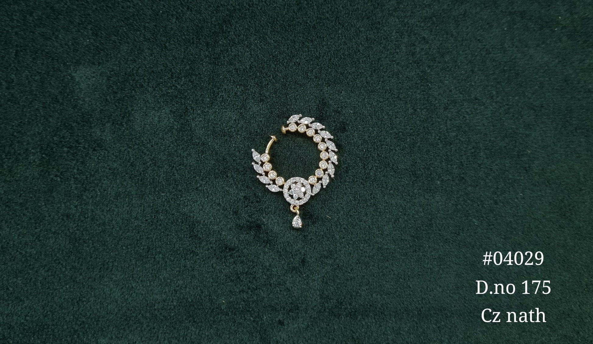 Cz Nath 04029 - KRISHNA'S SWETA JEWELLERY