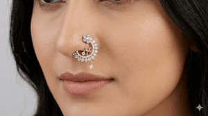 Cz Nath 04035 - KRISHNA'S SWETA JEWELLERY