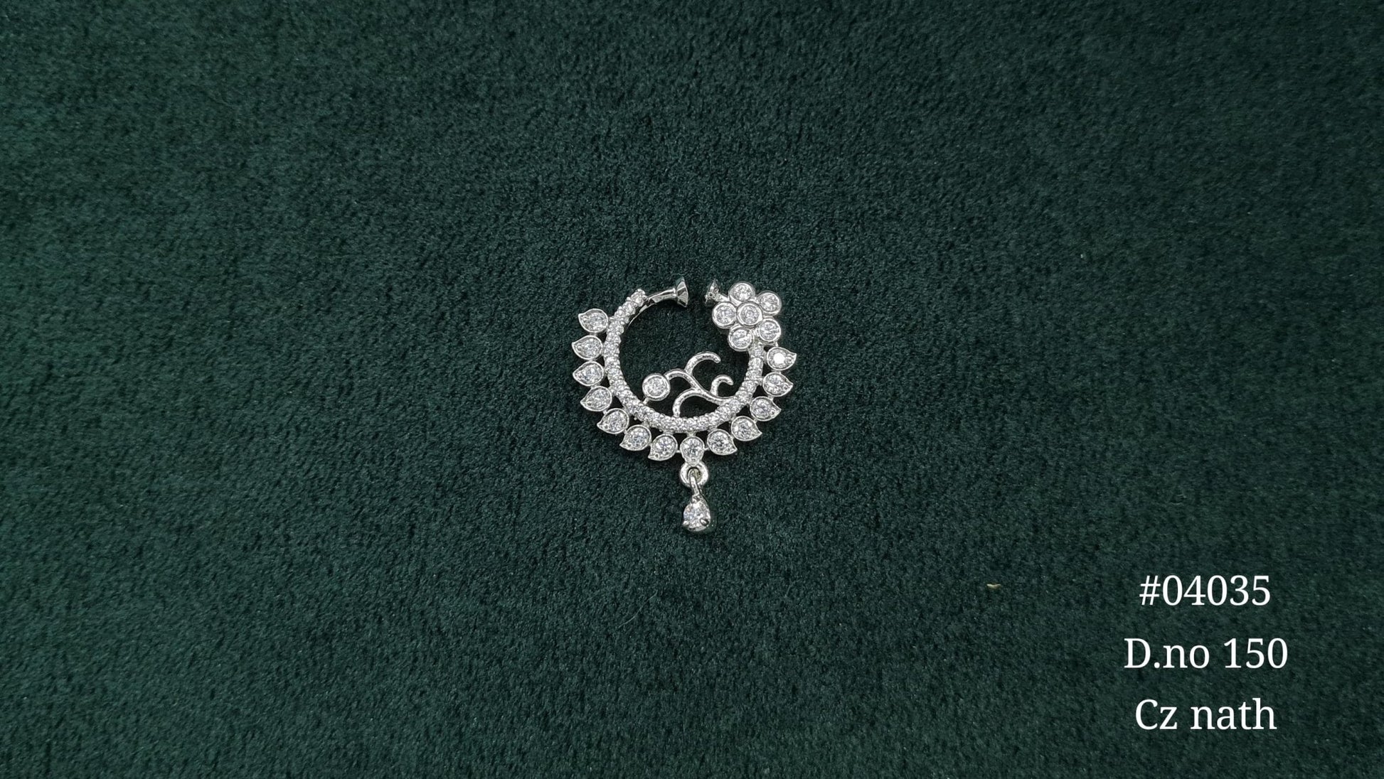 Cz Nath 04035 - KRISHNA'S SWETA JEWELLERY