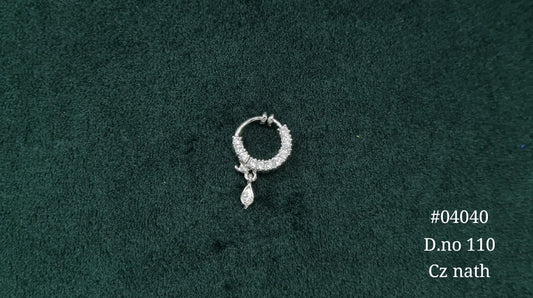 Cz Nath 04040 - KRISHNA'S SWETA JEWELLERY