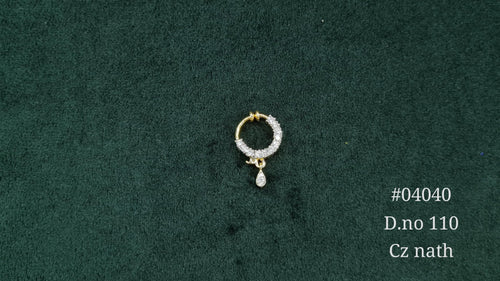 Cz Nath 04040 - KRISHNA'S SWETA JEWELLERY