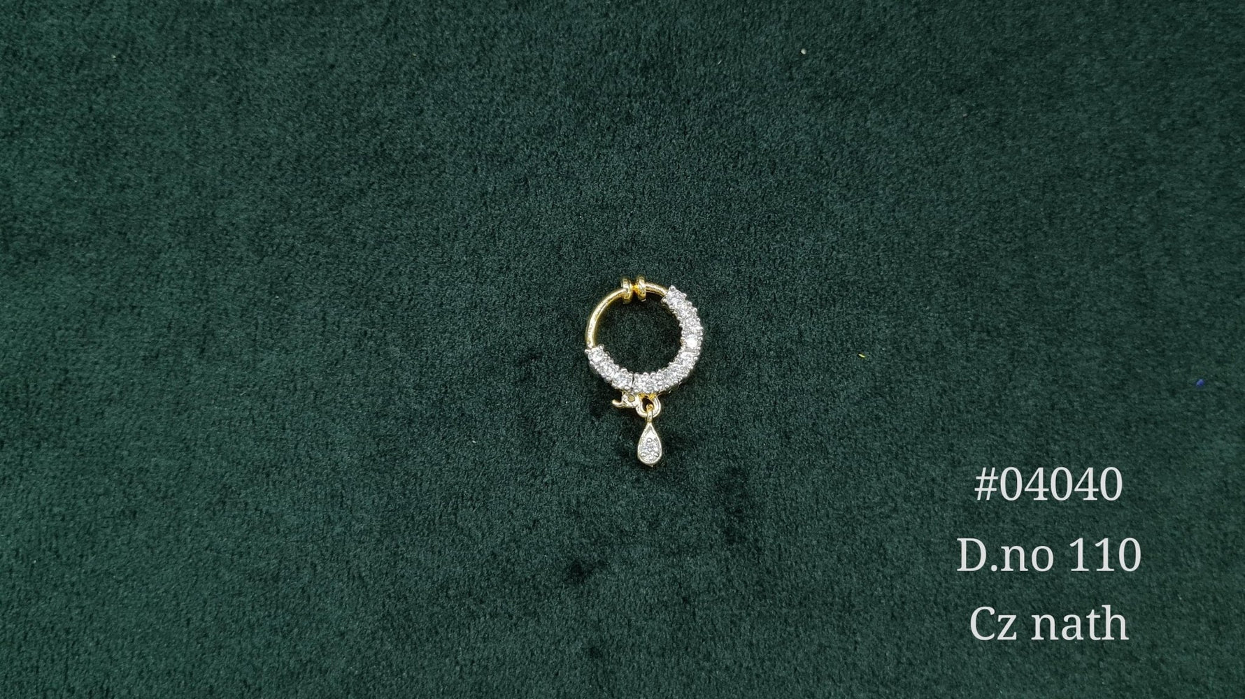 Cz Nath 04040 - KRISHNA'S SWETA JEWELLERY