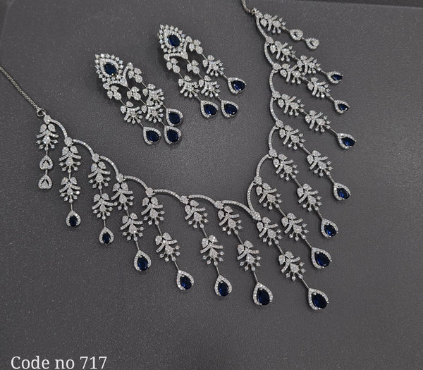 Cz Necklace 00995 - KRISHNA'S SWETA JEWELLERY
