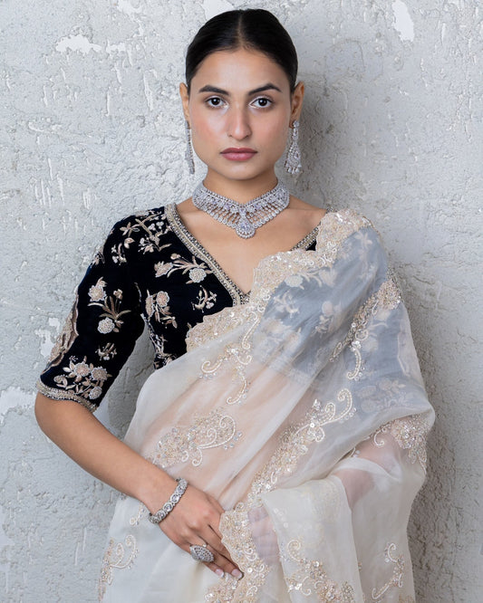 Cz Necklace 01387 - KRISHNA'S SWETA JEWELLERY