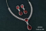 Cz Necklace 03830 - KRISHNA'S SWETA JEWELLERY