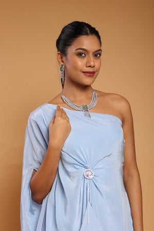 Cz necklace 03836 - KRISHNA'S SWETA JEWELLERY