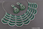 Cz Necklace 03848 - KRISHNA'S SWETA JEWELLERY
