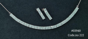 Cz Necklace 03940 - KRISHNA'S SWETA JEWELLERY