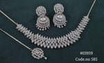 Cz Necklace 03959 - KRISHNA'S SWETA JEWELLERY