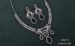 Cz Necklace 04273 - KRISHNA'S SWETA JEWELLERY