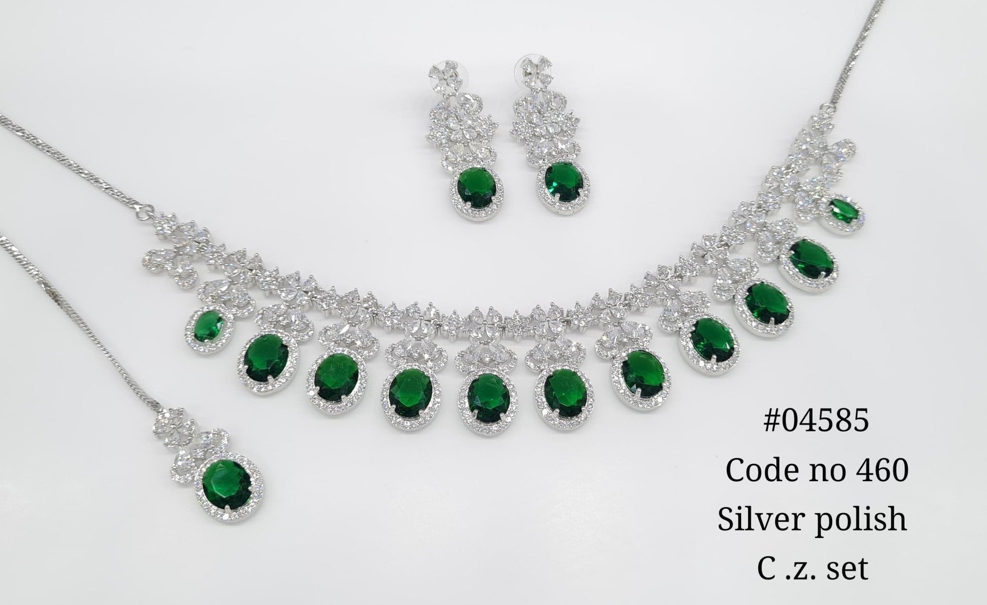 Cz Necklace 04585 - KRISHNA'S SWETA JEWELLERY