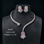 Cz Necklace 04907 - KRISHNA'S SWETA JEWELLERY