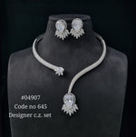 Cz Necklace 04907 - KRISHNA'S SWETA JEWELLERY