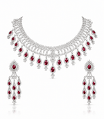 Cz Necklace 04911 - KRISHNA'S SWETA JEWELLERY