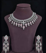 Cz Necklace 04911 - KRISHNA'S SWETA JEWELLERY